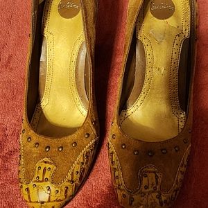 Sam Edelman Tan High Heeled Shoes Size 9